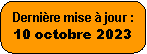 Rectangle  coins arrondis: Dernire mise  jour :10 octobre 2023